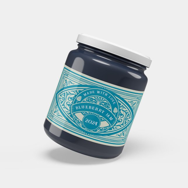 Vintage Retro Jam Label Canning Sticker (Creator Uploaded)