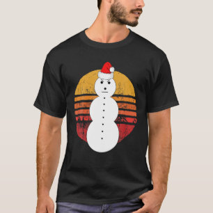 VINTAGE RETRO JEEZY SNOWMAN SHIRT FUNNY CHRISTMAS