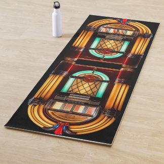 Vintage Retro Jukebox Yoga Mat
