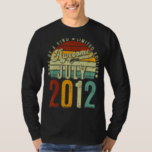 Vintage Retro July 2012 One Of A Kind T-Shirt