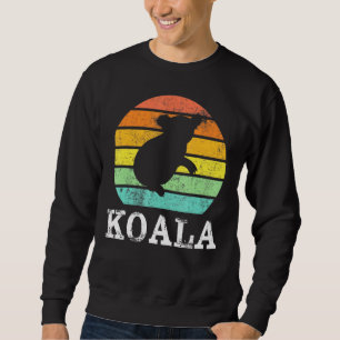 Vintage Retro Koala Sunset Silhouette Animal Tee