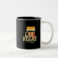 Vintage Retro Las Vegas Nevada USA City Map