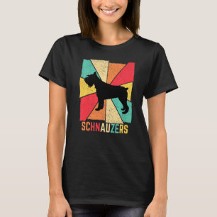Vintage Retro Love Best Schnauzer Dog Owner Ever P T-Shirt