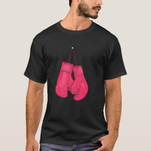 Vintage Retro Love Red Boxing Gloves Boxer For Men T-Shirt