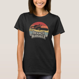 Vintage Retro Lumberjack Arborist Logger Branch Ma T-Shirt