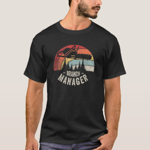Vintage Retro Lumberjack Arborist Logger Branch Ma T-Shirt