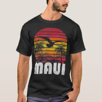 Vintage Retro Maui Hawaii 70s 80s Surf  Men Women 
