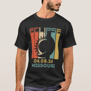 Vintage Retro Missouri Spring 04.08.24 Total Solar T-Shirt