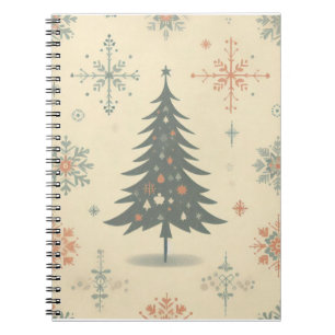 Vintage/Retro modern Christmas/winter Notebook