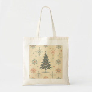 Vintage/Retro modern Christmas/winter Tote Bag