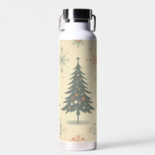 Vintage/Retro modern Christmas/winter Water Bottle