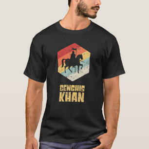 Vintage Retro Mongol Empire / Emperor Genghis Khan T-Shirt