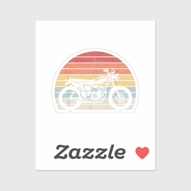 Vintage Retro Motorcycle (Sheet)