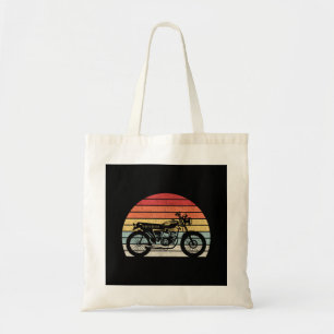 Vintage Retro Motorcycle Tote Bag