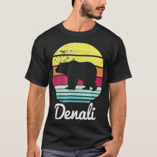 Vintage Retro Mount Denali National Park Alaska Be T-Shirt