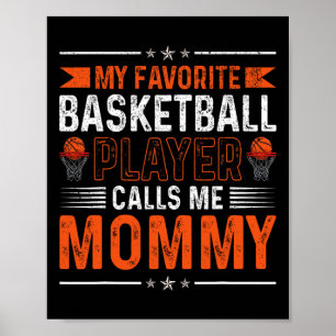 Vintage Retro My Favorite Sketll Player Calls Me M Poster