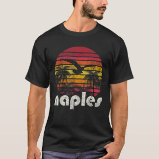 Vintage Retro Naples Fl Florida 70s 80s Style Men T-Shirt