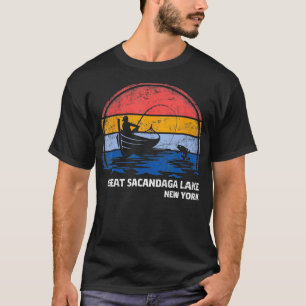 Vintage Retro New York Great Sacandaga Lake Summer T-Shirt