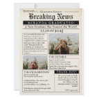 Vintage Retro Newspaper 3 Photos Graduation