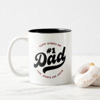 Vintage Retro No1 Dad Father's Day Custom