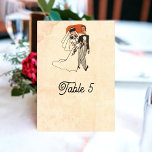 Vintage retro old style comic book rustic wedding table number<br><div class="desc">This vintage retro comic-themed wedding invitation is suitable for a modern wedding. The old minimalist design features Vintage retro old style comic book rustic wedding Table Number</div>