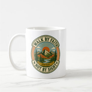 Vintage Retro Outdoor Christian Camp Scripture Coffee Mug