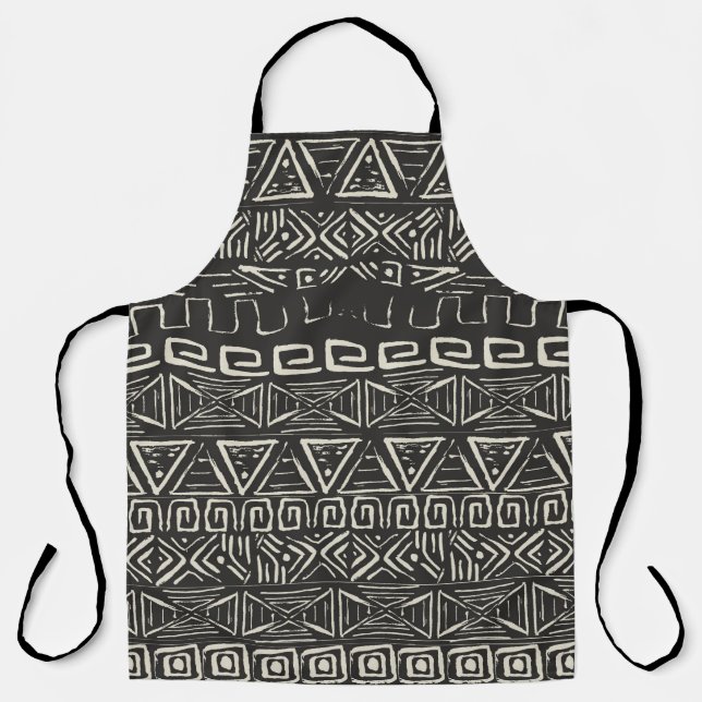 vintage retro pattern. Aztec background.  Apron (Front)