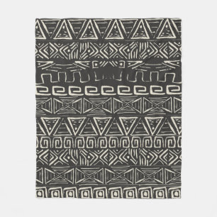 vintage retro pattern. Aztec background. Fleece Blanket