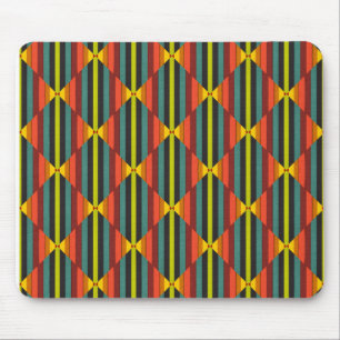 Vintage Retro Pattern Mouse Pad
