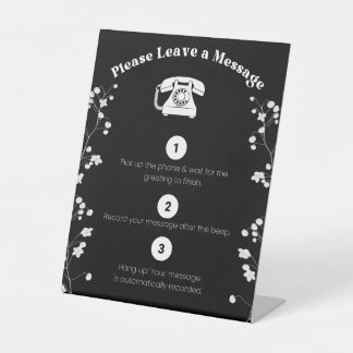 Vintage Retro Phone Audio Guest Book Sign