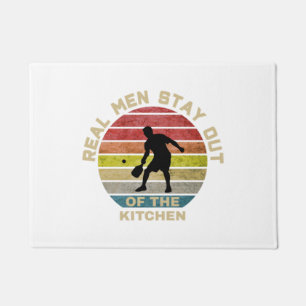 Vintage Retro Pickleball Funny Doormat