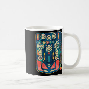 Vintage Retro Pinll Arcade Game Machine  Coffee Mug