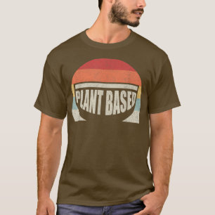 Vintage Retro Plant Based Vegetarian T-Shirt