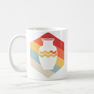 Vintage Retro Pottery Ceramic Shirt Coffee Mug