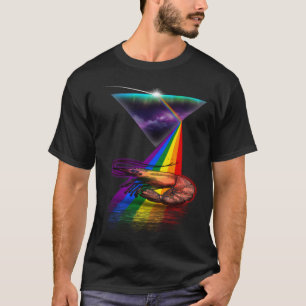 Vintage Retro Prism Shrimp T-Shirt