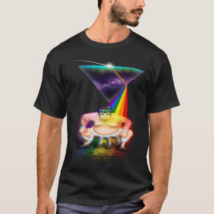 Vintage Retro Prism Sumo Wrestler T-Shirt