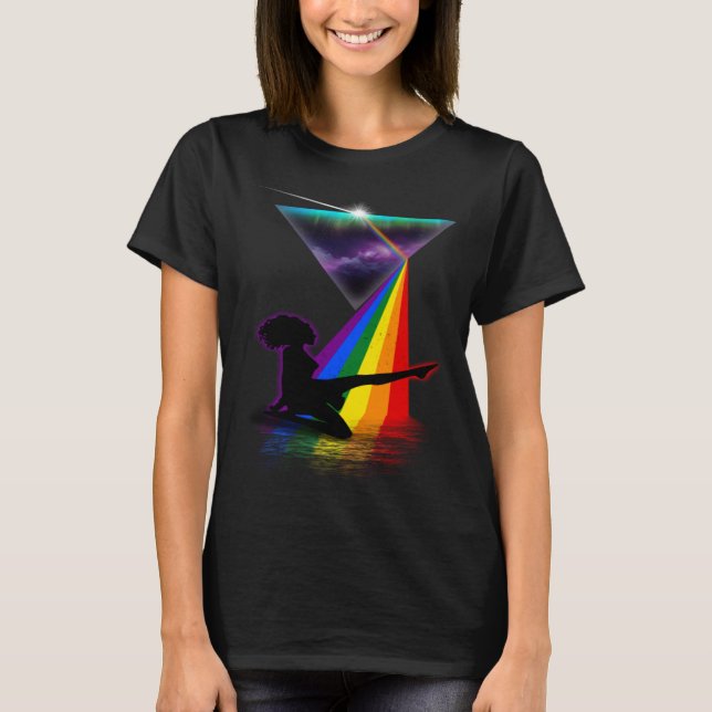 Vintage Retro Prism Tap Dance T-Shirt (Front)