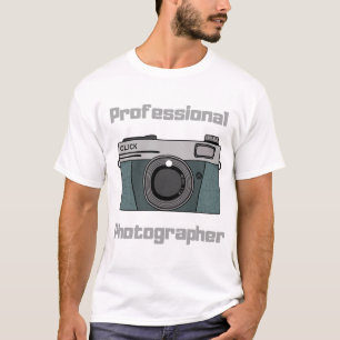Vintage Retro Professional Photographer Camera T-Shirt