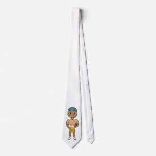 vintage retro rainbow football player ombre  tie