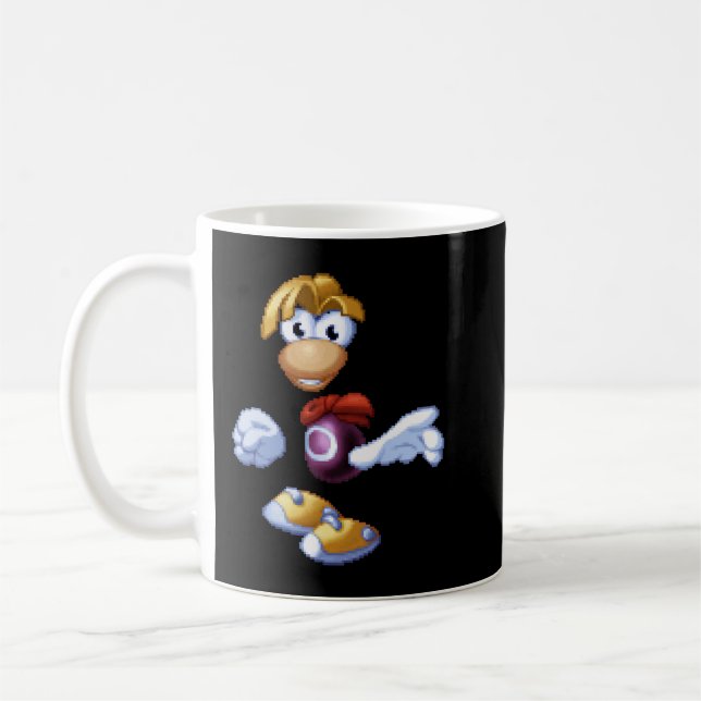 Vintage Retro Rayman The Valley Coffee Mug (Left)