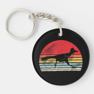 Vintage Retro Roadrunner Animal Lover Gift Keychain