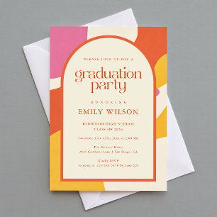 Vintage Retro Rustic Elegant Script Graduation Thank You Card