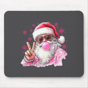 Vintage Retro Santa Christmas Bubble Gum Nk Sungle Mouse Pad