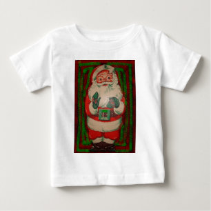 Vintage Retro Santa Claus Baby T-Shirt