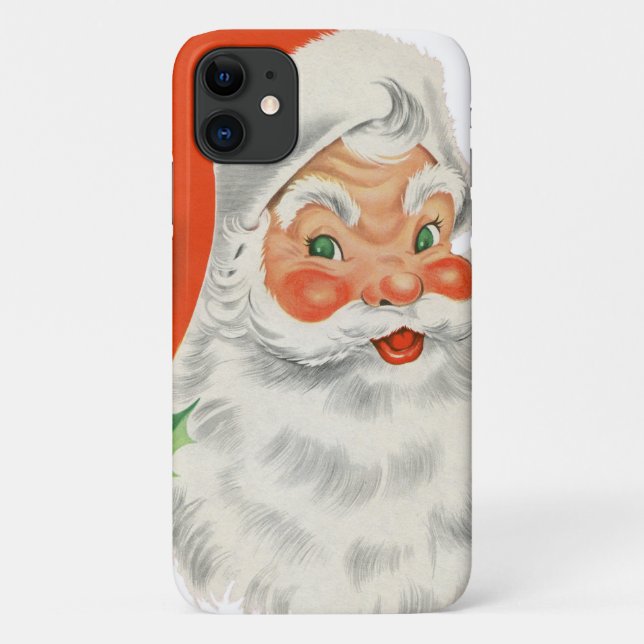Vintage Retro Santa Claus Case-Mate iPhone Case (Back)