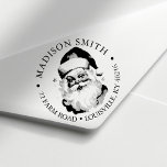 Vintage Retro Santa Claus Christmas Return Address Self-inking Stamp<br><div class="desc">Spread holiday cheer with this festive self-inking stamp! Featuring a vintage retro Santa,  this stamp is perfect for personalizing Christmas cards,  holiday letters,  and gift tags. Easily add your return address to your mailings and add a touch of whimsy to your holiday correspondence.</div>