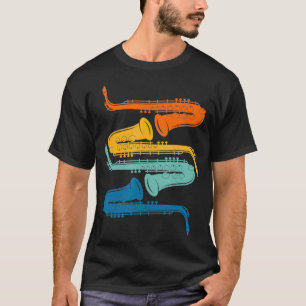 Vintage Retro Saxophone T-Shirt