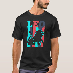 Vintage Retro Sign Leo Zodiac T-Shirt
