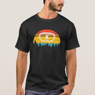 Vintage Retro Snowboarder Ski Goggles T-Shirt