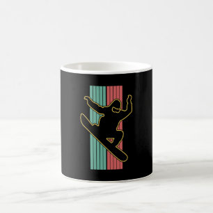 Vintage Retro Snowboarding Coffee Mug